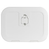 OSCULATI Biely zapustený kontrolný poklop 380 x 280 mm Variant: Zápustný kontrolný poklop čierny 600 x 250 mm White flush inspection hatch 380 x 280 mm