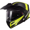 LS2 Helmets LS2 FF324 METRO EVO RAPID Matt Black Gloss Yellow, FOG FIGHTER (PINLOCK) - XXS