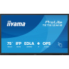 75'' iiyama TE7512MIS-B4AG: IPS, 4K, 40P, USB-C
