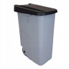 Denox odpadkový kôš RECICLO na triedený odpad 85 L, čierne veko, plastový sk