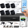 Dahua monitorovacia súprava XVR 1TB 6x 5MPx 2,8 mm rohové kamery
