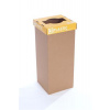 Odpadkový kôš na triedený odpad, recyklovaný, anglický popis, 50 l, RECOBIN 
