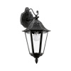 Vonkajšie retro a vintage svietidlo EGLO NAVEDO wall black 93456