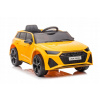 LeanCars Elektrická autíčko Audi RS6 žlté 2x45W BATÉRIA 12V4,5Ah 2023