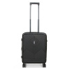 Malý kabínový cestovný kufor s expandérom polypropylénový 40l Airtex 639 čierna
