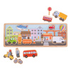 Bigjigs Toys Magnetické puzzle město Bigjigs Toys