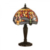 Dragonfly flame stolní lampa Tiffany 64091