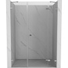 Mexen Lunar Sprchové Dvere Otočné Pravé 125 cm, Transparentné, Chróm - 834S-125-050-01-00-P