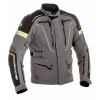 Moto bunda RICHA INFINITY 2 PRO šedo / neónovo žltá - Veľkosť 6XL