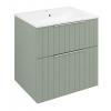 Sapho CIRASA STRIP umývadlová skrinka 59,2x64x46cm, verde, CR601-4444S