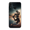 Lesklý kryt Mobiwear Glossy - Huawei Y7 2019 - G003G Astronaut na samotce (Prémiové lesklé pouzdro, obal, kryt Mobiwear Glossy na mobil Huawei Y7 2019 - G003G Astronaut na samotce, materiál Plast + TP
