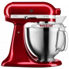 KitchenAid Artisan 5KSM185 červená metalíza (5KSM185PSECA) + Akční set KitchenAid balíček s příslušenstvím 5KSMMGA + 5KSMVSA