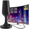 VNÚTORNÁ TELEVÍZNA ANTÉNA 4K 1080P, PRÍJEM 360 STUPŇOV DTB TECH