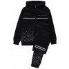 Teplaková súprava - George Children's Tracksuit Veľkosť 122 čierna (Tracksuit Black pre zámok George 6-7L)