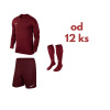 Futbalová sada Nike Park VI s dlhým rukávom pre celé mužstvo, od 12 ks, bordová počet ks v sade: 12 hráčskych setov