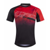 FORCE - Dres MTB CORE s krátkymi rukávmi červeno/čierny Veľkosť: M