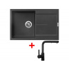 Sinks ULTIMA 790 Metalblack + ENIGMA S Čierná matná
