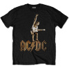 Tričko AC/DC - Angus Statue Čierna M