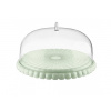 Podnos na dort s poklopem TIFFANY 36 cm, světle zelený - GUZZINI (TIFFANY podnos na dort 36 cm, světle zelený - GUZZINI)