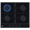 Plynová varná doska Beko HILG642C5SB 4 horáky, čierna