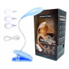 Stolová lampa 14 LED noci USB + čierny klip (Stolová lampa 14 LED noci USB + čierny klip)