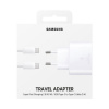 Nabíjač Samsung EP-TA845EWE Quickcharge 45W + dáta kábel TYP-C / TYP-C (blister) white