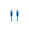 Kabel C-TECH patchcord Cat5e, UTP, modrý, 1m CB-PP5-1B