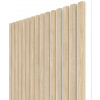 Wall Concept akustický panel Dub sivý, biely filc + MDF, 2750 x 604 x 21 mm 1,66m²