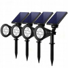 Solárne svietidlá - 4x Solárne svetlomet LED 200LM (Solárne svietidlá - 4x Solárne svetlomet LED 200LM)
