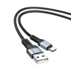 Kábel Borofone BX64 Special Silicone - USB na Type-C - 3A 1 meter čierny
