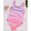 Detské plavky - Jeden -kus outfit, 140 biely, ecru, ružová (Super plavky)