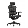 Antares Ergohuman 2 Ultra - kancelárska stolička, sedák, operadlo čierna sieťovina