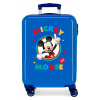 Luxusný detský ABS cestovný kufor MICKEY MOUSE Circle Blue, 55x38x20cm, 34L, 2031721