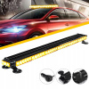 POMARANČOVÝ STROBOSKOP NOSNÍK MAJÁK 95CM 12V 24V 6 MODULOV odťahovka 4 STRANY