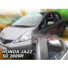 Deflektory okien Honda JAZZ III 5d 2009-2015r. (+zadné 2 ks)