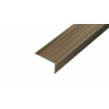 AP10 schodová lišta samolepiaca ACARA, hliník elox bronz, 20 mm, 2,7 m