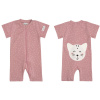 Detský overal s krátkym rukávom Cat, DOTS Pink, ružová, od značky Moniel 86 (9-12m) MON