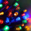Vnútorná LED vianočná reťaz - rôznofarebná, 30m, 300 LED