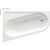 Rohová vaňa RAVAK CHROME 160x105 L snowwhite CA51000000