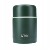 Termos pre życiu žmurknutie nádoby 600 ml (Potravina Thermos mrknutie nádoba tmavo zelená bezbpa)