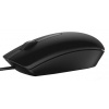 Dell MS116/Kancelárska/Optická/1 000 DPI/Drôtová USB/Čierna, 570-AAIS