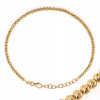 Gold Bracelet Diamond Shiny Balls 18 cm (Gold Bracelet Diamond Shiny Balls 18 cm)