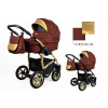 Kombinovaný kočík Raf-pol Gold lux - chocolate (3-kombinácia)