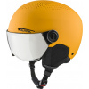 ALPINA Juniorská lyžiarska prilba ZUPO VISOR Q-LITE ohnivo žltá - Veľkosť S (48-52 cm)