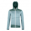 Ortovox Fleece Light Hoody W glacier grey M; Šedá bunda