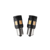 Autožiarovka LED BAU15S 12V CARCLEVER 30LED 3020SMD oranžová 2ks