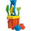 Androni Sada na písek s mlýnkem oranžový kyblík