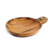 Mitra Bali Okrúhla servírovacia tácka s rukoväťou z Bali, 23 cm