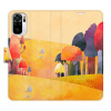 Flip pouzdro iSaprio - Xiaomi Redmi Note 10 / Note 10S - Autumn Forest - kapsičky na karty (Knížkový flip kryt, obal, pouzdro iSaprio na mobil Xiaomi Redmi Note 10 / Note 10S - Autumn Forest - 360° oc