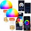 Žiarovka, žiarivka - 2x LED žiarovka E27 TUYA WIFI RGB SMART Programátor (2x LED žiarovka E27 TUYA WIFI RGB SMART Programátor)